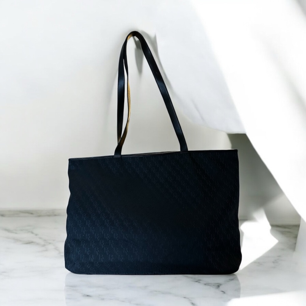 Bottega Veneta Black Nylon Tote
